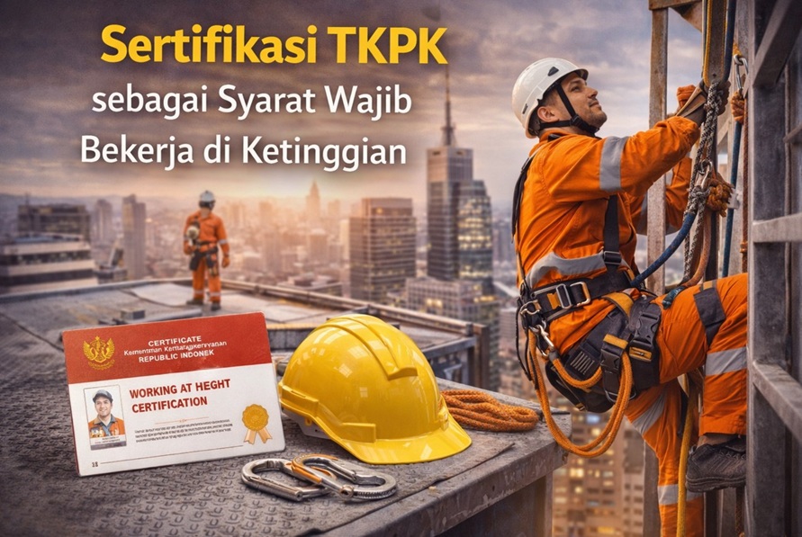 Sertifikasi TKPK sebagai Syarat Wajib Bekerja di Ketinggian