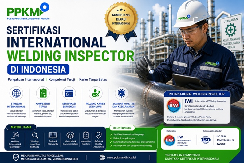 Sertifikasi International Welding Inspector di Indonesia