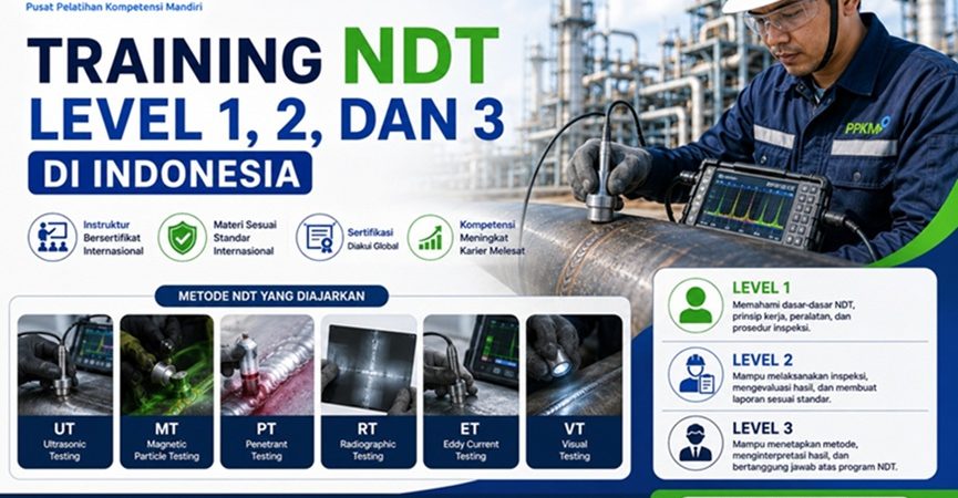 Training NDT Level 1, 2, dan 3 di Indonesia