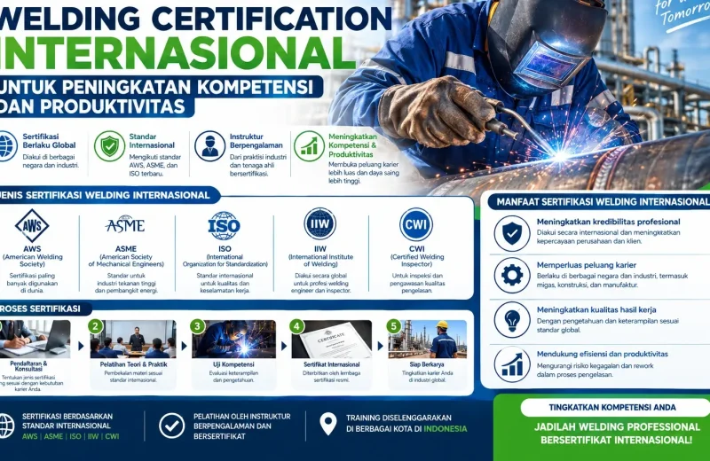 Welding Certification Internasional untuk Peningkatan Kompetensi dan Produktivitas