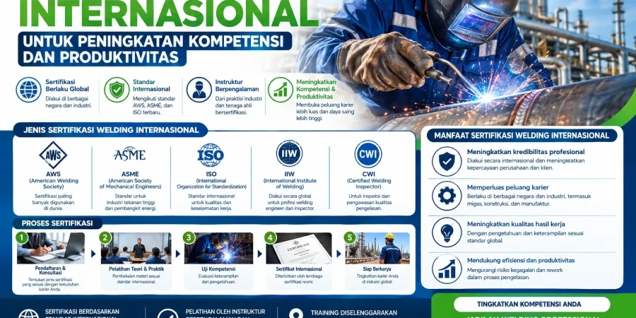 Welding Certification Internasional untuk Peningkatan Kompetensi dan Produktivitas